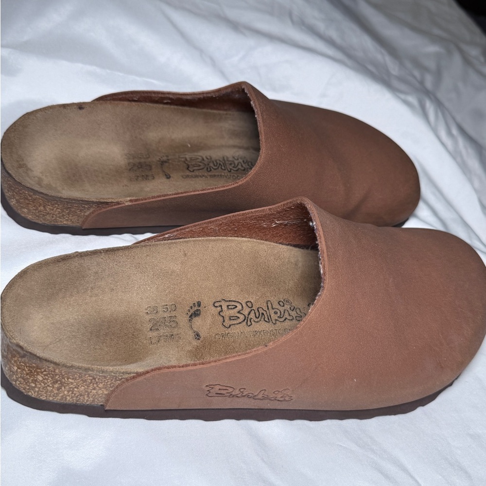 Birki’s by Birkenstock Brown Clogs Slip-On 38